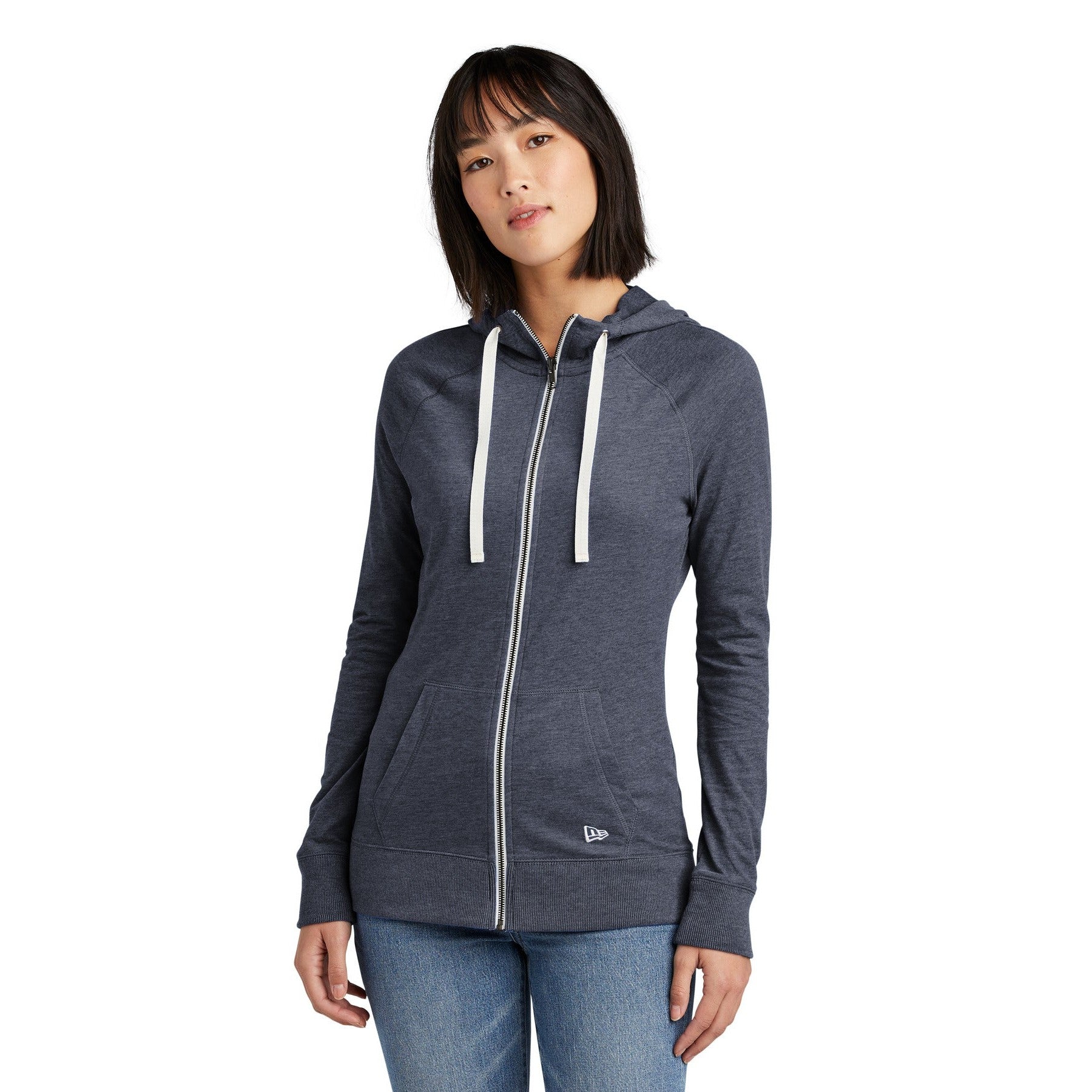 New Era-New Era® Women's Sueded Cotton Blend Full-Zip Hoodie. LNEA122-MedTech-4